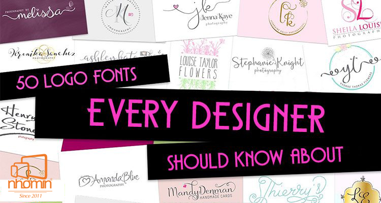 Logo Fonts nhomin