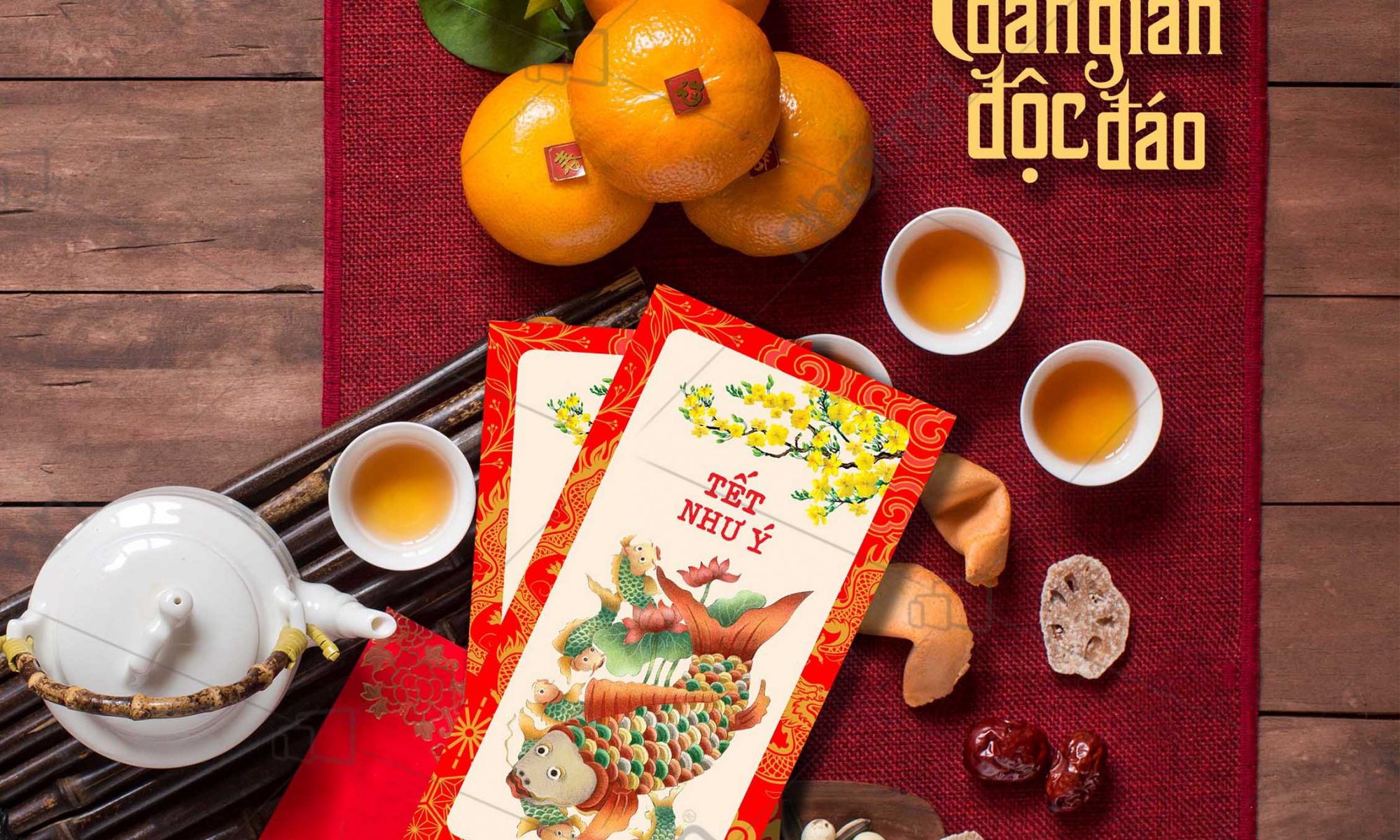 Mẫu Phong bao lì xì 2020