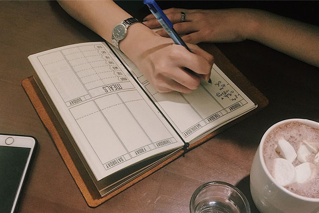 Ruột sổ planner