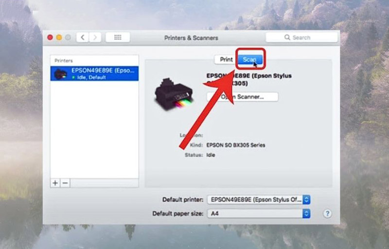 cach ket noi may in voi laptop macbook qua wifi 3