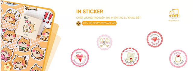 Nhóm In là địa chỉ in sticker uy tín