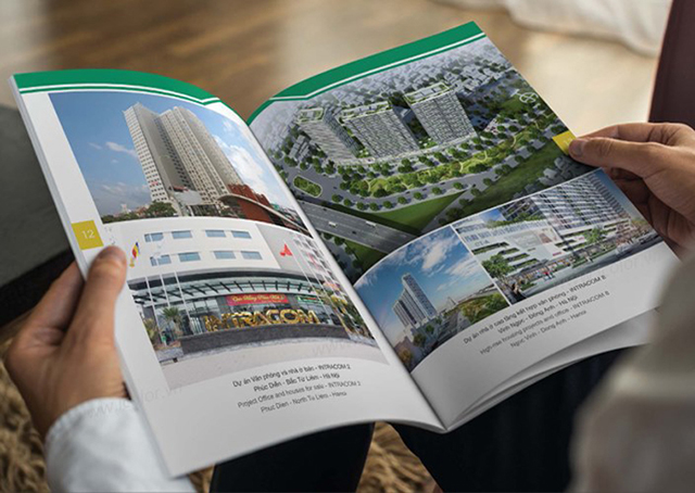 Catalogue bất động sản giúp khách hàng nắm bắt dễ dàng các thông tin về dự án
