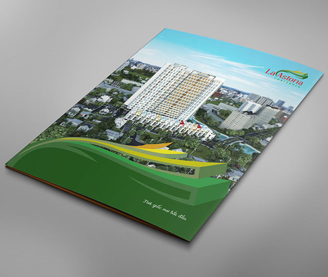 Thiết kế catalogue bất động sản ấn tượng với hình ảnh sắc nét, chân thực