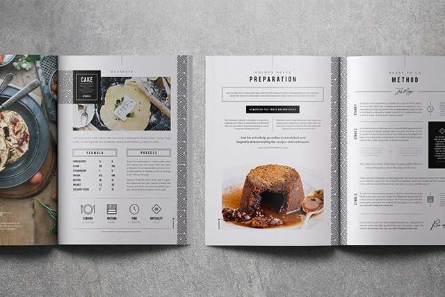 Catalogue nhà hàng giới thiệu về các loại bánh ngọt