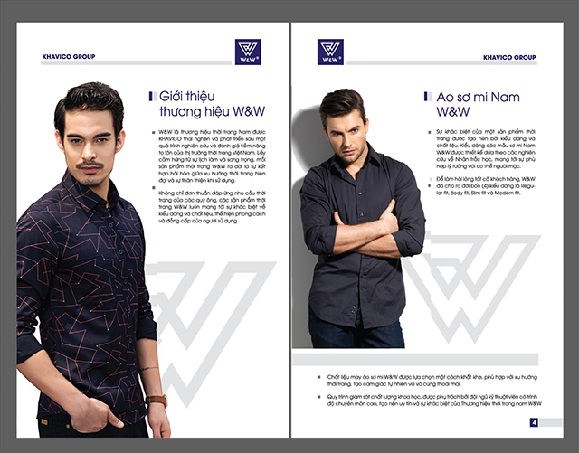 Catalogue giới thiệu thương hiệu thời trang W&W