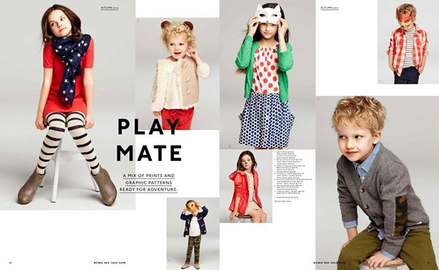 Catalogue giới thiệu bộ sưu tập thời trang trẻ em