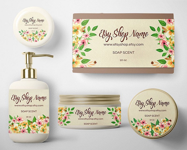 Nhãn mác chai lọ sản phẩm