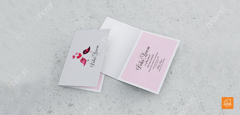 Thiết kế thiệp mời đám cưới đáng yêu